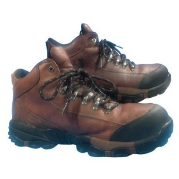 Converse C4444 Composite Toe Mens Brown Leather Work Boots Size 11 M - Picture 1 of 16